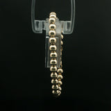 Classic Yellow Gold Spherical Beaded Bracelet