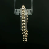 Classic Yellow Gold Spherical Beaded Bracelet