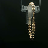 Classic Yellow Gold Spherical Beaded Bracelet