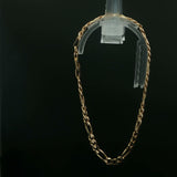 Classic Yellow Gold Figaro Link Chain Bracelet