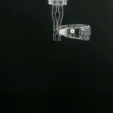 Multi-Row Tanzanite Band Ring in White Gold