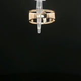 Diamond Elephant Family Band Ring in Yellow Gold