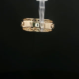 Yellow Gold Diamond Elephant Motif Band Ring