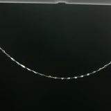 White Gold Fancy Link Chain Necklace