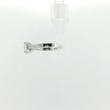 Princess-Cut Diamond Engagement Ring in White Gold