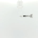 Princess-Cut Diamond Engagement Ring in White Gold