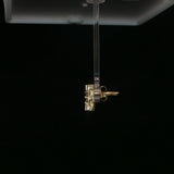 Fluted Yellow Gold Diamond Stud Earrings