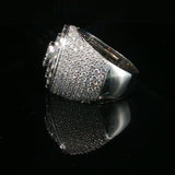 White Gold Diamond Cocktail Ring