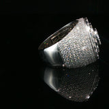 White Gold Diamond Cocktail Ring