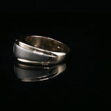 White Gold Diamond Signet Ring