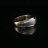 White Gold Diamond Signet Ring