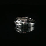 White Gold Channel Set Diamond Band Ring