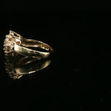 Diamond Cluster Multistone Ring — Yellow Gold