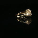 Diamond Cluster Multistone Ring — Yellow Gold