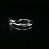 Princess Cut Diamond Solitaire Ring in White Gold