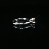 Princess Cut Diamond Solitaire Ring in White Gold