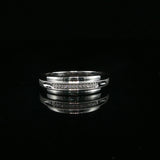 White Gold Diamond Band Ring