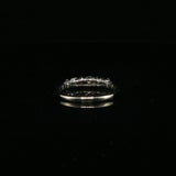 White Gold Diamond Multistone Band Ring
