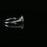 White Gold Diamond Halo Engagement Ring