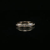Rose Gold Channel Set Diamond Eternity Ring