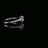 Diamond Engagement Ring in White Gold