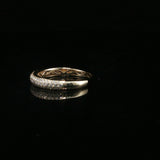 Diamond Pave Band Ring in White Gold