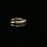 Diamond Pave Band Ring in White Gold