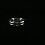 White Gold Diamond Eternity Ring with Milgrain Detail
