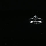 Classic Diamond Solitaire Ring — White Gold