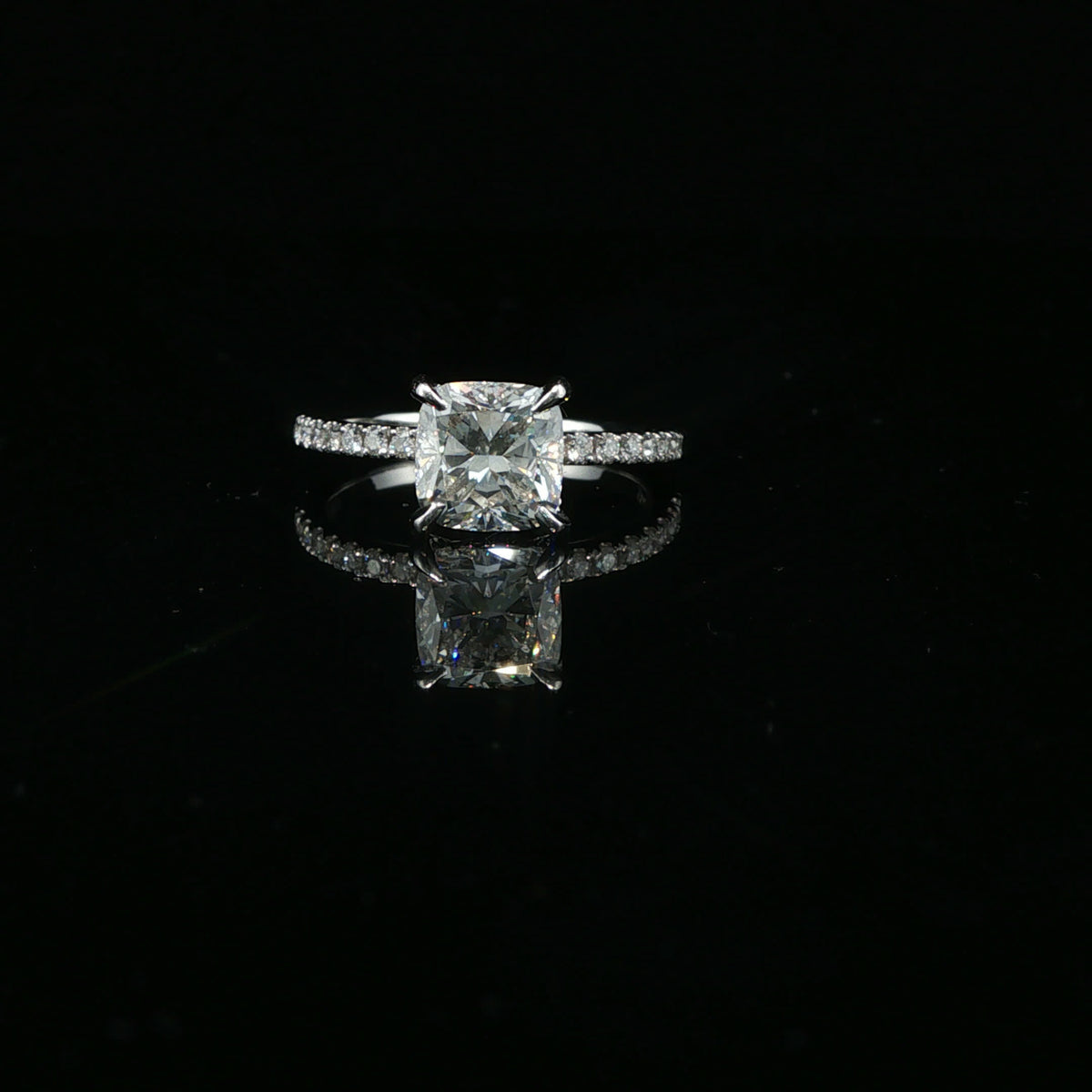 White Gold Diamond Solitaire Ring