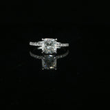White Gold Diamond Solitaire Ring