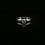 Classic Diamond Solitaire Ring — White Gold