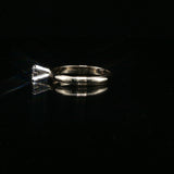 Classic Diamond Solitaire Ring — White Gold