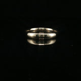Classic Polished Wedding Band in Yellow Gold