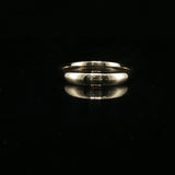 Classic Polished Wedding Band in Yellow Gold