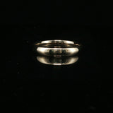 Classic Polished Wedding Band in Yellow Gold