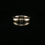 Classic Polished Wedding Band in Yellow Gold