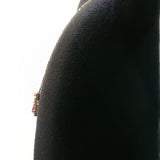 Yellow Gold Pear-Cut Ruby Chevron Chain Necklace