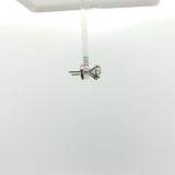 White Gold Round Diamond Stud Earrings
