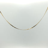 Delicate Fancy Link Chain Necklace — Yellow Gold