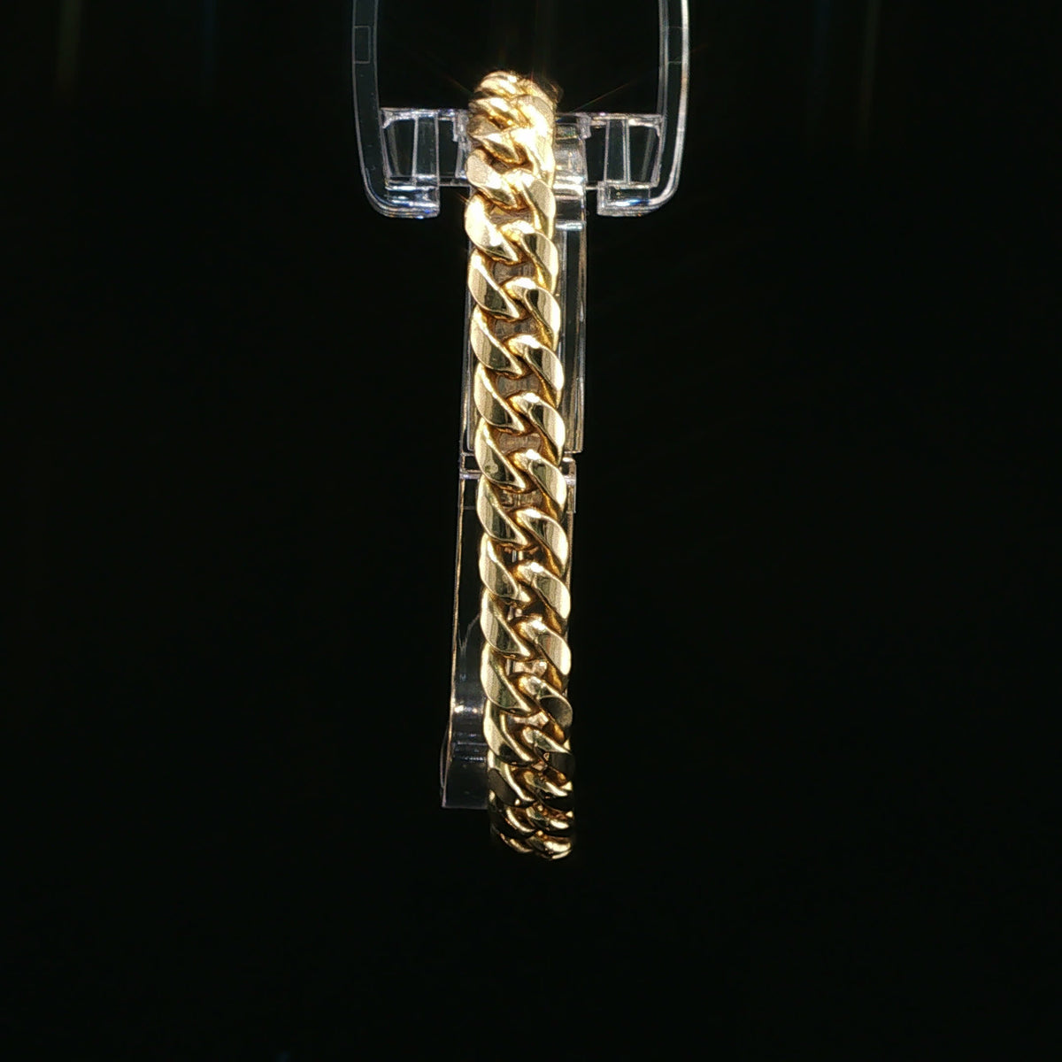 Classic Yellow Gold Curb Chain Bracelet