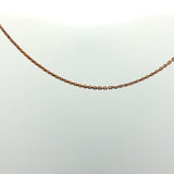 Rose Gold Cable Chain Necklace