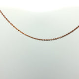 Rose Gold Cable Chain Necklace