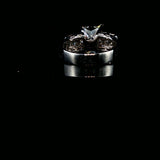 Princess Cut Diamond Engagement Ring in White Gold