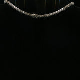 Graduated Diamond Tennis Necklace in White Gold