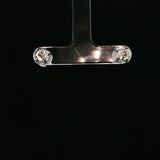 Round Diamond Stud Earrings in White Gold