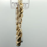 Classic Yellow Gold Rope Chain Bracelet