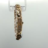 Diamond-Accented Yellow Gold Chain Bracelet