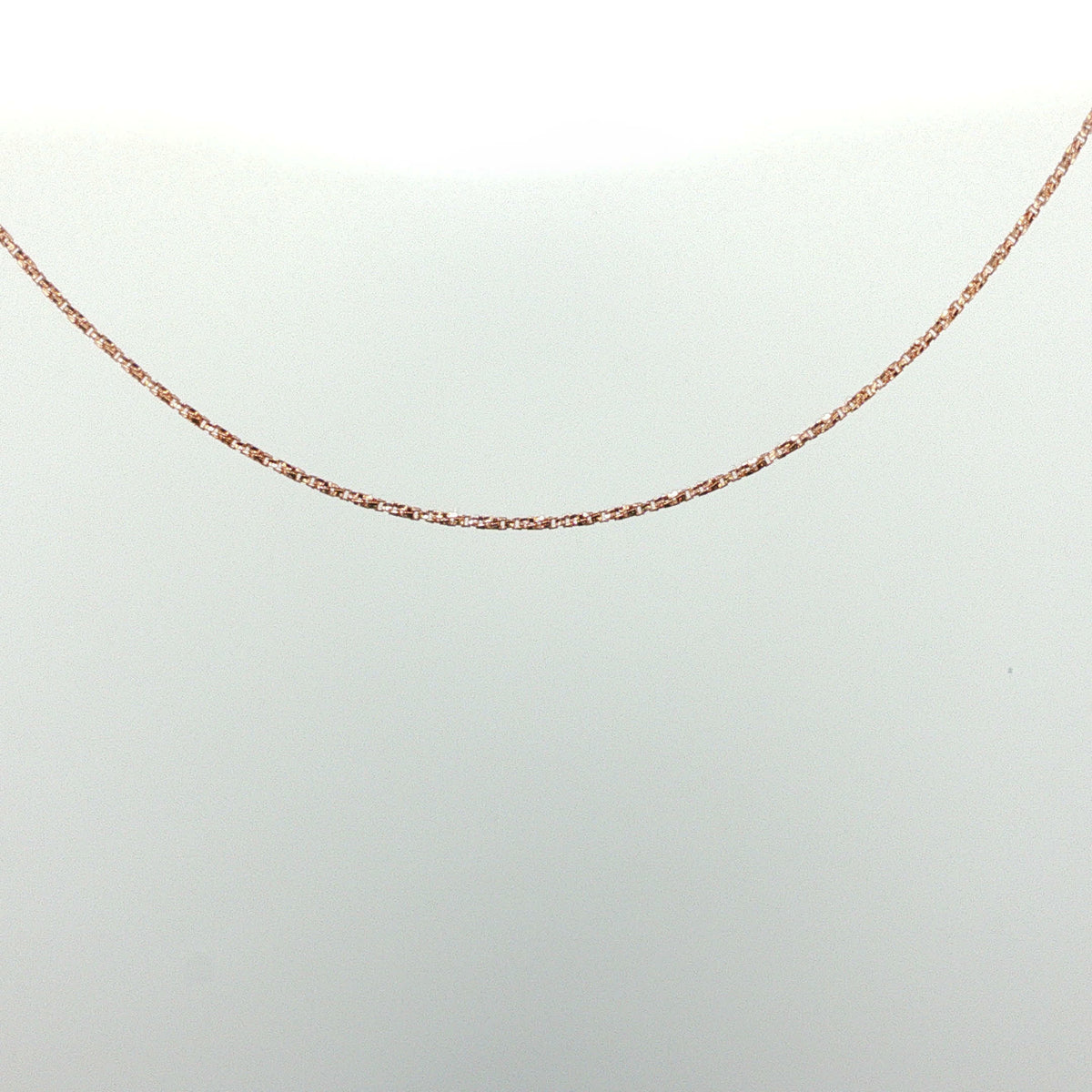 Minimalist Fine Rose Gold Chain Necklace
