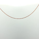 Minimalist Fine Rose Gold Chain Necklace